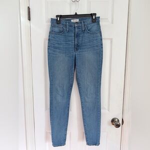 Madewell Light Blue High-Rise Skinny Jeans